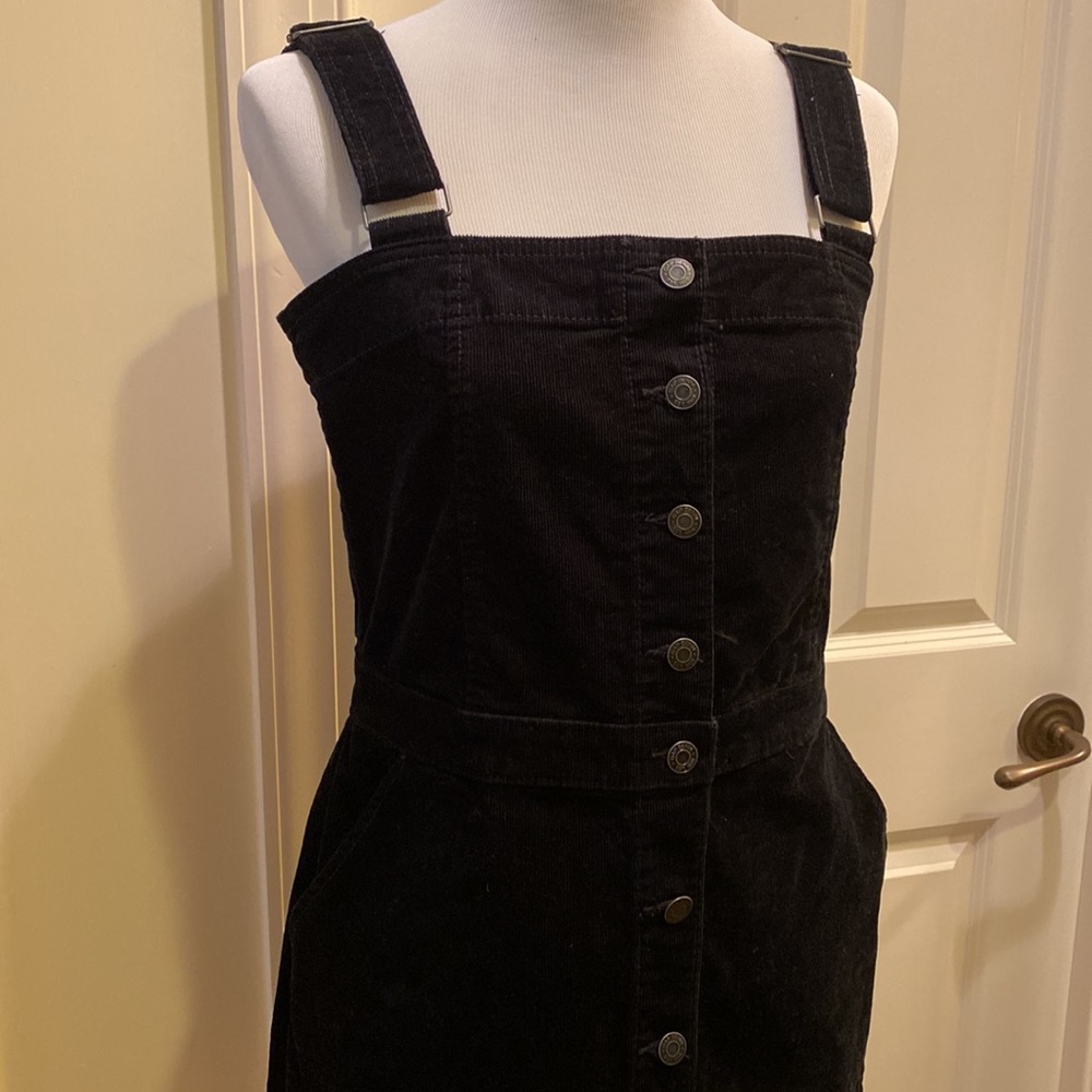 GAP Black corduroy dress